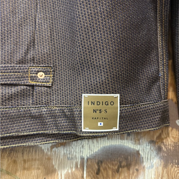 ‼️KAPITAL Men's Japan Made Denim Jacket Size 6 Boro Indigo No. 5 Jacket Coat‼️ - Picture 7 of 14